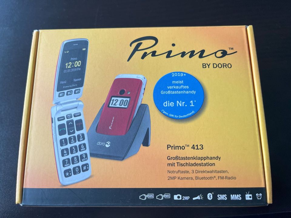 Senioren-Handy ‚Primo 413 by Domo‘ für 49,- Euro in Oberhausen