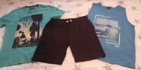 Bermuda Short und 2 Tshirts Gr L neuwertig Dresden - Cotta Vorschau