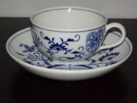 Meissen Zwiebelmuster große runde Teetasse mit Untertasse 1.Wahl Hamburg-Mitte - Hamburg St. Georg Vorschau