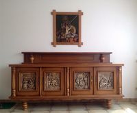 Echtholz Sideboard - mit Schankmotiven Niedersachsen - Lehrte Vorschau