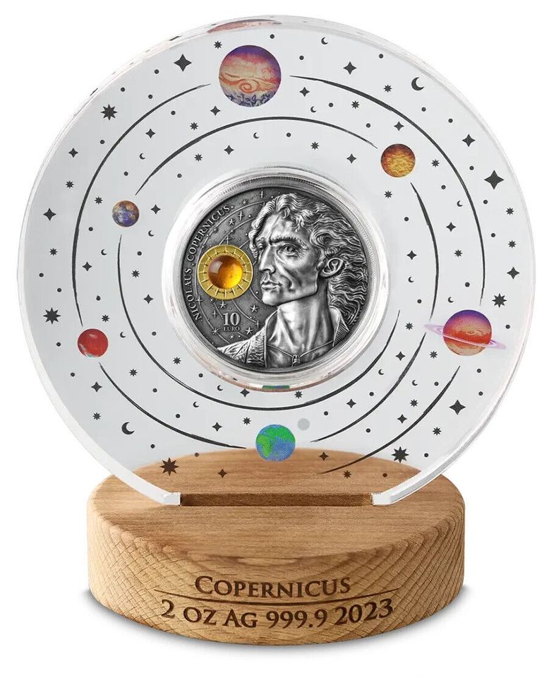 Silbermünze Malta Copernicus 2023 2 oz Silber 999 10 Euro Silber in Fürstenau