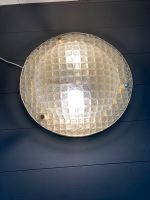 Decken-Wandlampe Eisglas-Messing vintage FISCHER-LEUCHTEN? Brandenburg - Zeuthen Vorschau