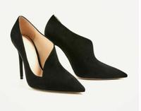 NEU Pumps Heels Schuhe Zara Wildleder Asymmetrisch.NP 89$ Bayern - Mainburg Vorschau