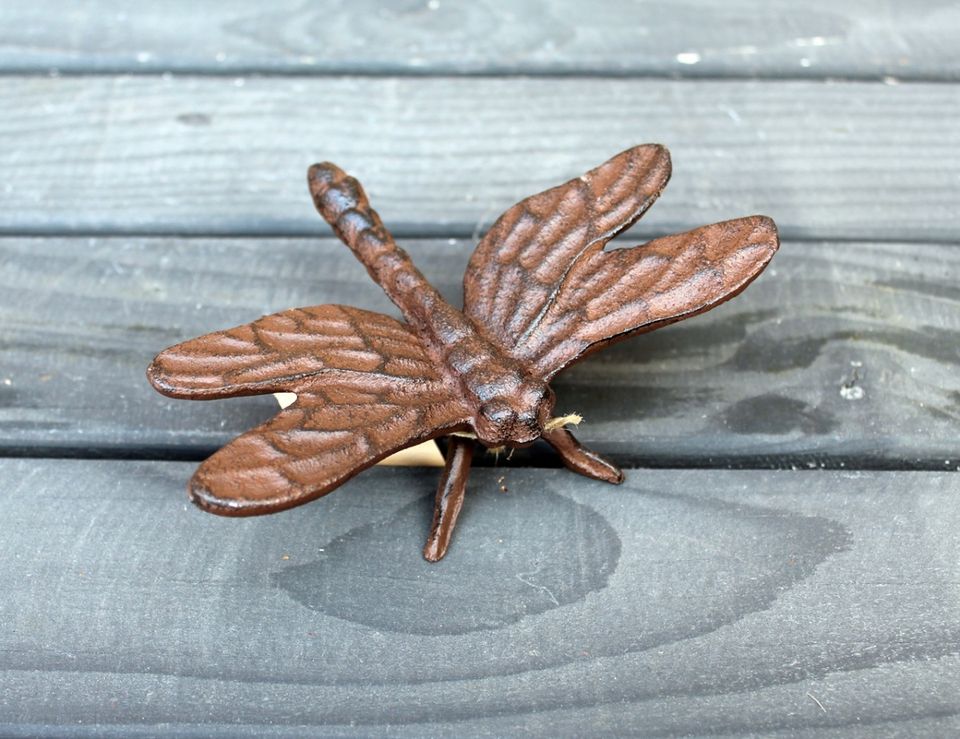 Gartenfigur Libelle Gusseisen in Wegberg