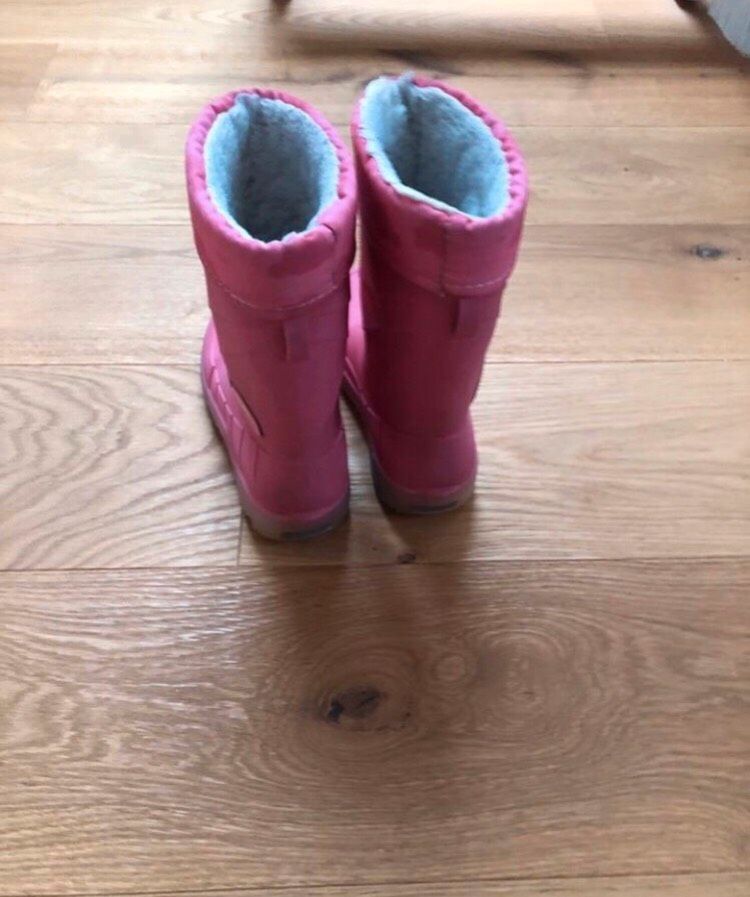 Lupilu Gummistiefel gefüttert pink blicken Gr. 28/29 in Evessen