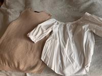 Hallhuber Pullunder beige Vanille Merino Bluse weiß H&M XS 34 Baden-Württemberg - Rastatt Vorschau