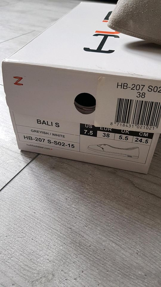 Hub Sneaker Ballerinas grau 38 in Lohfelden