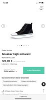 Sneaker high gabor schwarz weiß Bayern - Mindelheim Vorschau