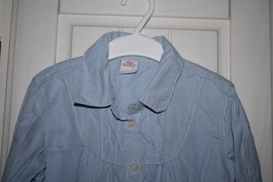 s. Oliver Bluse maritim Gr. 116 122 blau weiß gestreift langarm in Hamburg