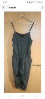 Schicker Damen Einteiler grau schwarz Gr M 40/42  Onesie Overall Leipzig - Schönefeld-Abtnaundorf Vorschau