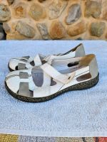 Rieker Sommerschuhe Gr 37 Sandalen Leder guter Zustand Sachsen - Bischofswerda Vorschau