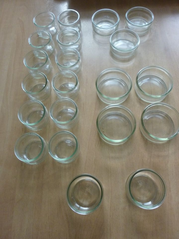 Glasschälchen 21Stück Basteln/Neubefüllen/Dekoration Glasklar in Langenhagen