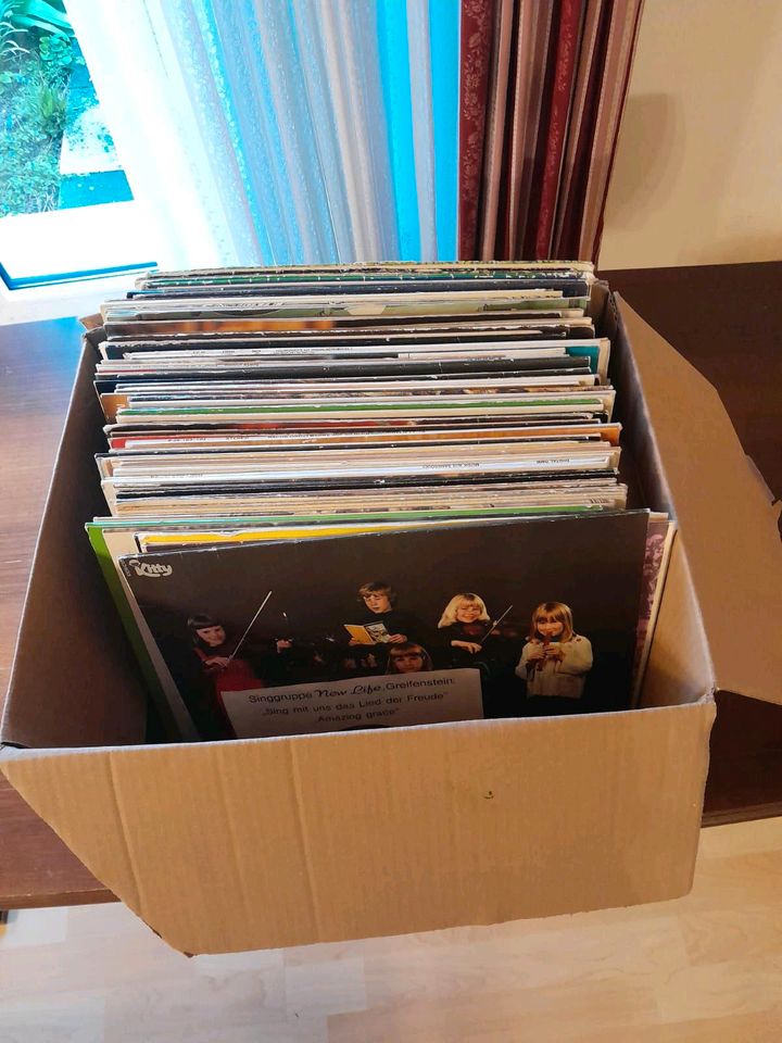 Schallplatten Überraschungskiste ca 80 Stück Vinyls in Heilbronn