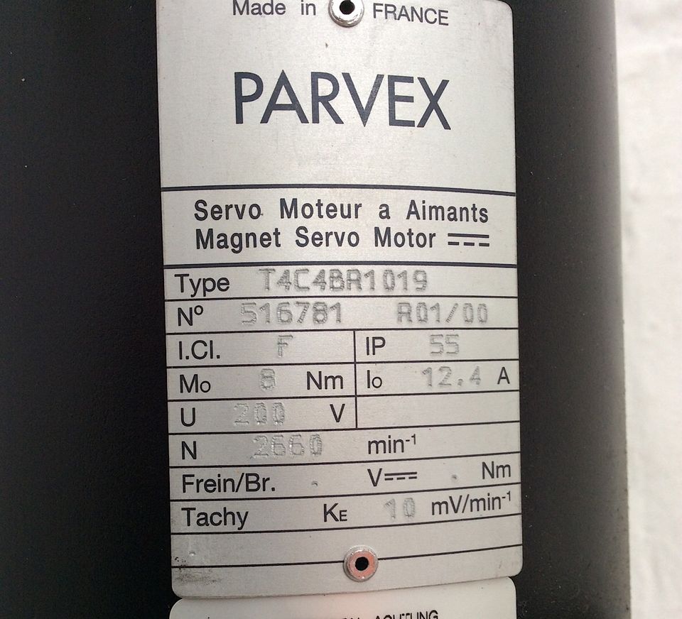 Parvex Magnet Servo Motor T4CBR1019 2660min-1 Elektromotor in OVP in Korschenbroich