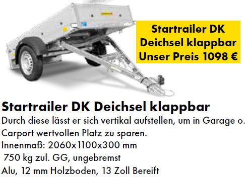 Humbaur Startrailer H 752010 DK Anhänger klappbar ☆SONDERPREIS☆ in Bayern -  Landsberg (Lech), Gebrauchte Auto-Anhänger kaufen