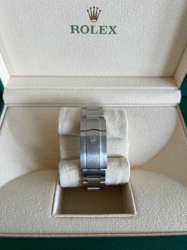 ROLEX Stahl Oyster Perpetual 36mm schwarz -FULL SET- in Stuttgart