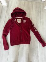 Hollister Jacke Sweatjacke Sweatshirtjacke Hoodie L rot Bayern - Würzburg Vorschau