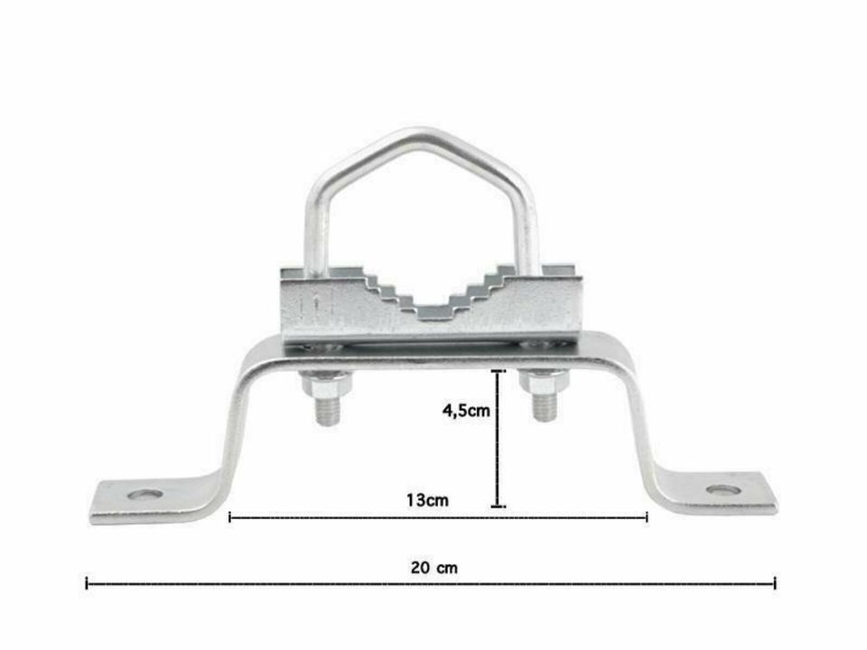 2x Sat Wandhalter Mast Befestigung V Halter in Herne