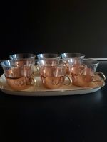 6 Teegläser in Kupfergestell mit Tablett Findorff - Findorff-Bürgerweide Vorschau