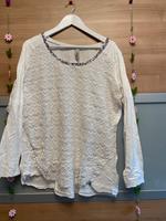 Tredy Longsleeve weiß Spitze Glitzer Gr 48 Baden-Württemberg - Bühl Vorschau
