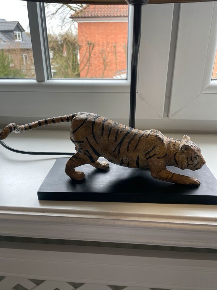 Artitec Tischlampe neuwertig Tiger in Reinbek