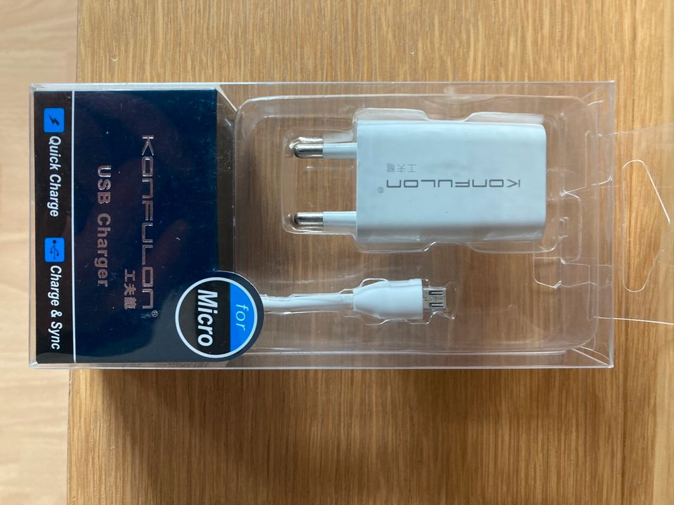 USB Charger, for Micro, neu, original verpackt in Buchenberg