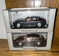 Modellauto 1:43 Minichamps 2009 Porsche Panamera-S Frankfurt am Main - Nordend Vorschau