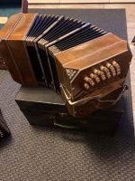 Concertina Bandonion Instrument mit Koffer, Otto Bergler Bayern - Wendelstein Vorschau