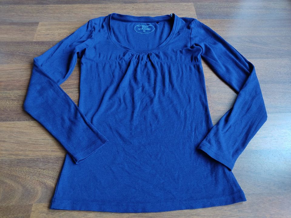 Langarmshirt Vero Moda blau Gr. M Baumwolle Modal in Hamburg