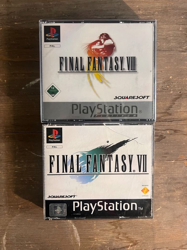 Ps1 PlayStation 1 Final Fantasy 7 und 8 in Berlin