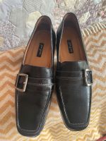 Schuhe Paul Green 38 top gepflegt Leder schwarz Loafer Kalbsleder München - Maxvorstadt Vorschau