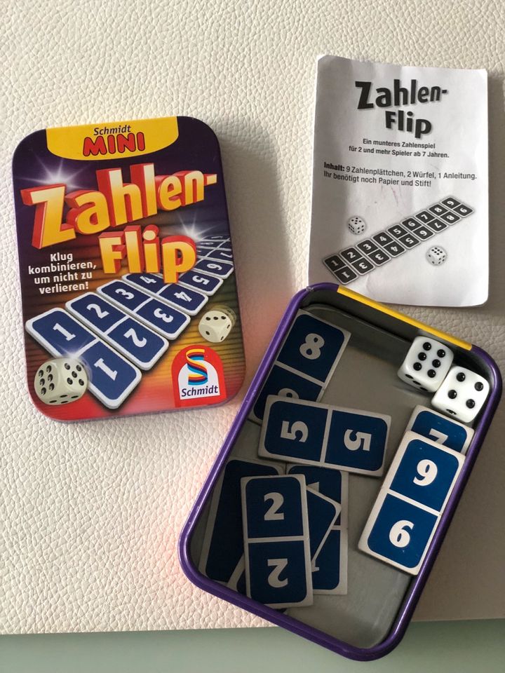Verschenken das Spiel Zahlen-Flip (Schmidt Mini) in Oberursel (Taunus)
