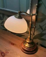 Alte Tischlampe & Stehlampe (aus Messing, Glas,Holz). Gebrauchte. Nordrhein-Westfalen - Hennef (Sieg) Vorschau