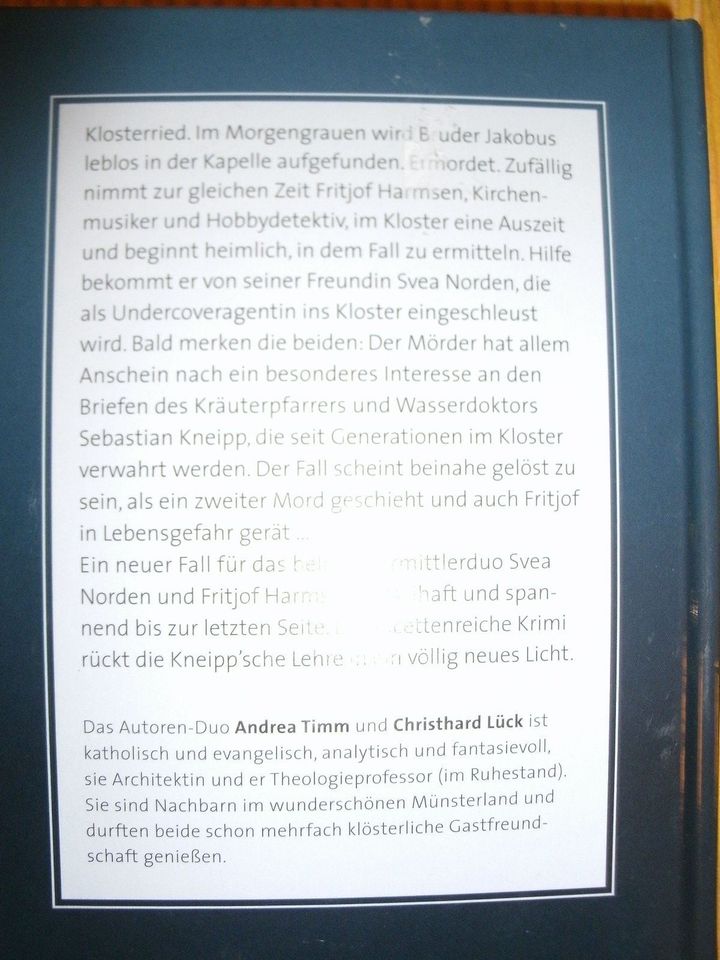 Mord in der Klosterkapelle / Krimi in Berlin
