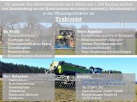 Traktorist, Landwirt, Job Arbeit, Anstellung Bio Ackerbau Brandenburg - Golzow Vorschau
