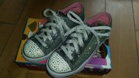 Skechers Shuffles Glamour Ties Mädchen Sneakers Grau Light up 35 Nordrhein-Westfalen - Rösrath Vorschau