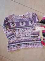 Strickpulli warm Oberteil Winter pullover 98 Mädchen Katze lila Nordrhein-Westfalen - Schöppingen Vorschau