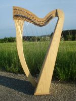 Gutmütige Harfe Esche 27 Saiten C3-A6 + abnehmbare Füße + Zubehör Baden-Württemberg - Horgenzell Vorschau