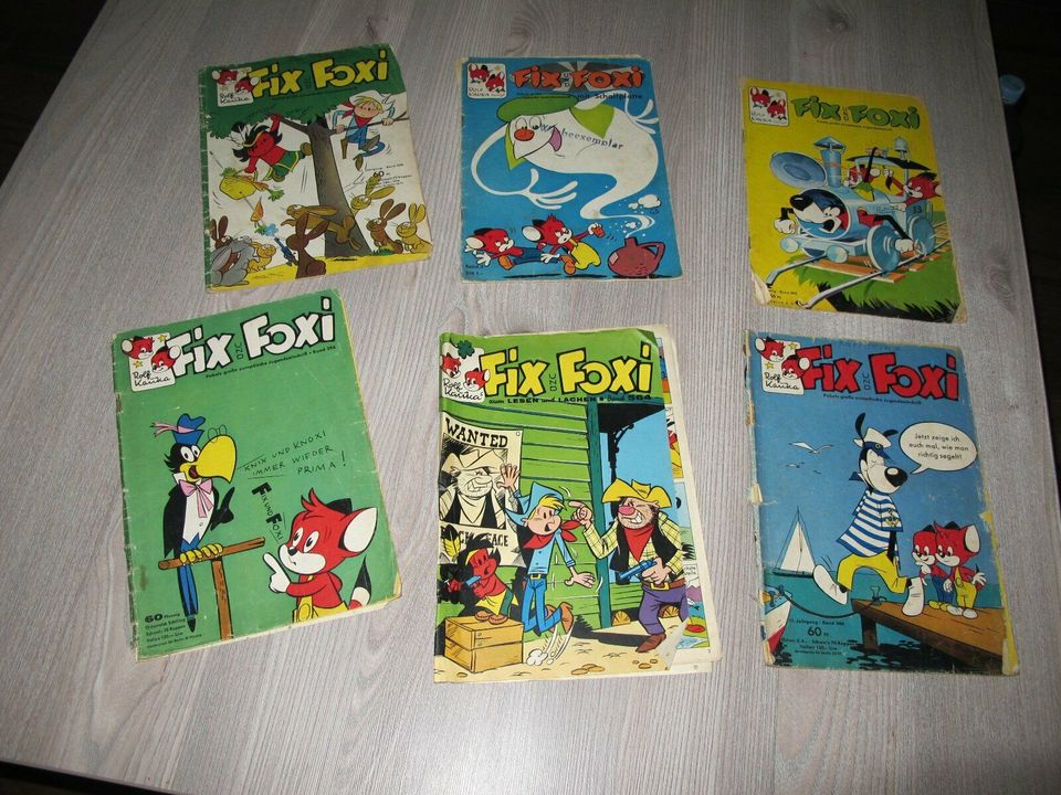 FIX und FOXI Alte Comic´s  Jahr 59´ 60er u.70er in Losheim am See