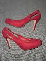 Highheels Größe  40 rot Düsseldorf - Garath Vorschau