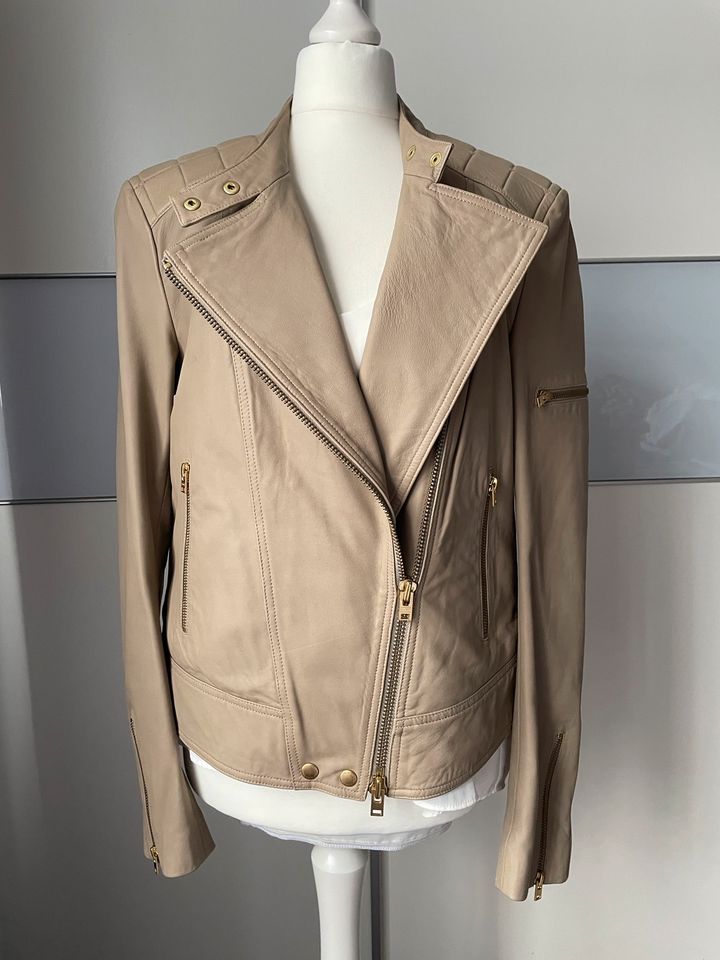 Traumhafte Closed Lederjacke Bikerjacke beige 38 40 neu in Mülheim (Ruhr)