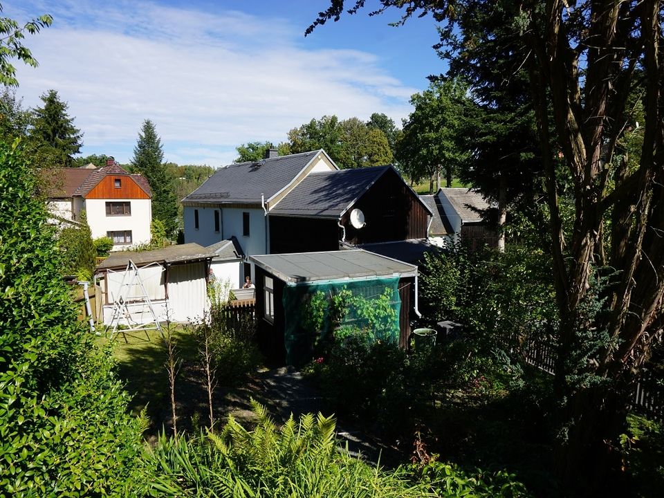 Wohnhaus, Scheune, Garage, Streuobstwiese und Wald! in Triebel