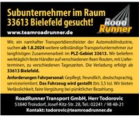 Subunternehmer im Raum 33613 Bielefeld gesucht! Bielefeld - Bielefeld (Innenstadt) Vorschau