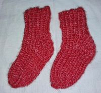 Newborn Baby Stricksocken Puppensocken Hessen - Nentershausen Vorschau