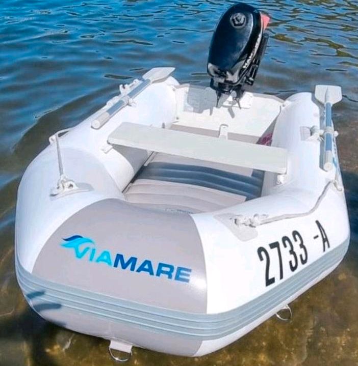 Schlauchboot Viamare 250 mit einem 2 Takt Motor in Kevelaer