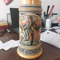 Feuerwehr-Bierkrug mit einem Keramik-Bierkrug Antike Bayern - Mainaschaff Vorschau