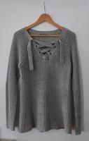 Colloseum Knitwear * Strickpullover * Hellgrau Schnürung * 38 / M Hessen - Kassel Vorschau
