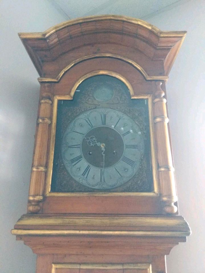 Standuhr Westminster Holz Anno 1795 (Blattgold) in Hildesheim