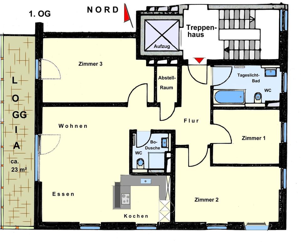 Die TOP Klasse-Wohnung, in ruhiger Lage von Eriskirch-Schlatt ...! in Eriskirch