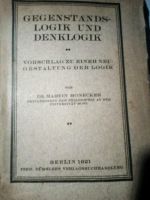 Gegenstandslogik und Denklogik, M.Honecker Münster (Westfalen) - Roxel Vorschau